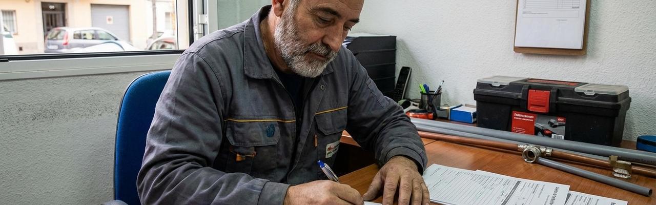 Emisión de boletines de fontanería en la-zubia