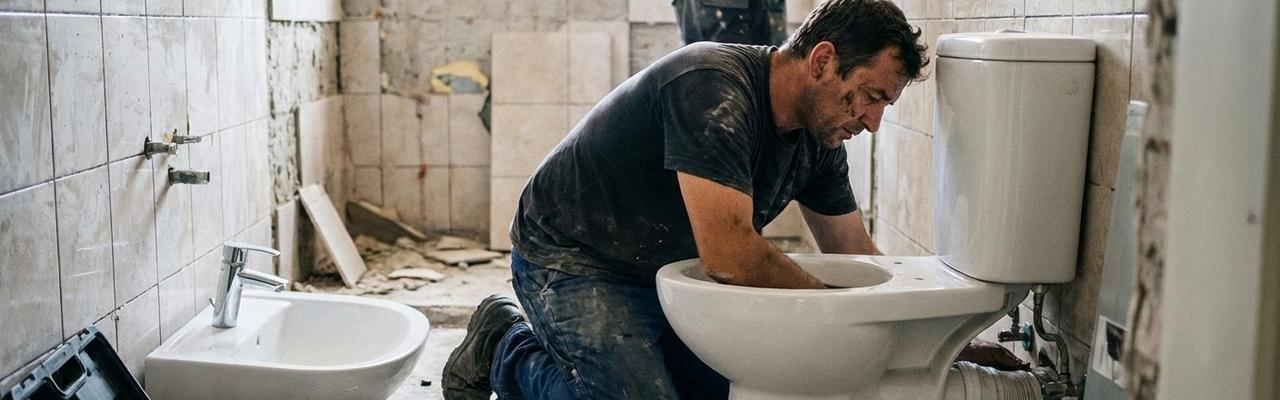 Instalación de sanitarios y grifería en la-zubia