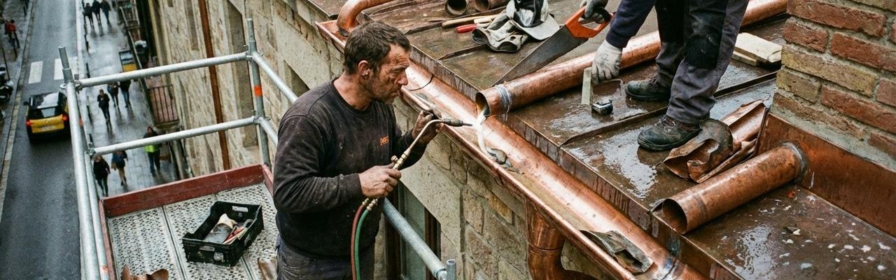 Montaje y reparación de bajantes y canalones en la-zubia